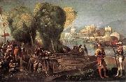 DOSSI, Dosso Aeneas and Achates on the Libyan Coast df Spain oil painting reproduction
